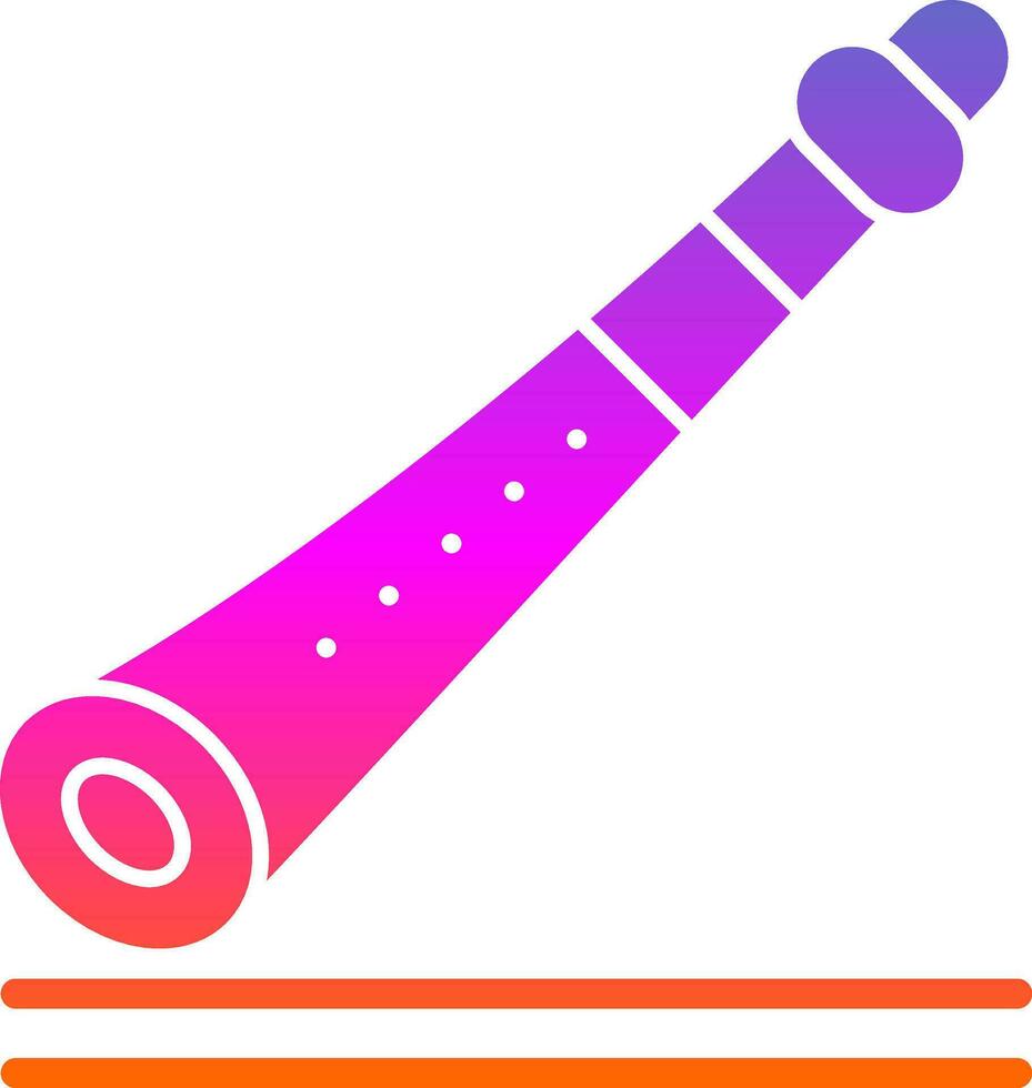 shakuhachi vector icono diseño