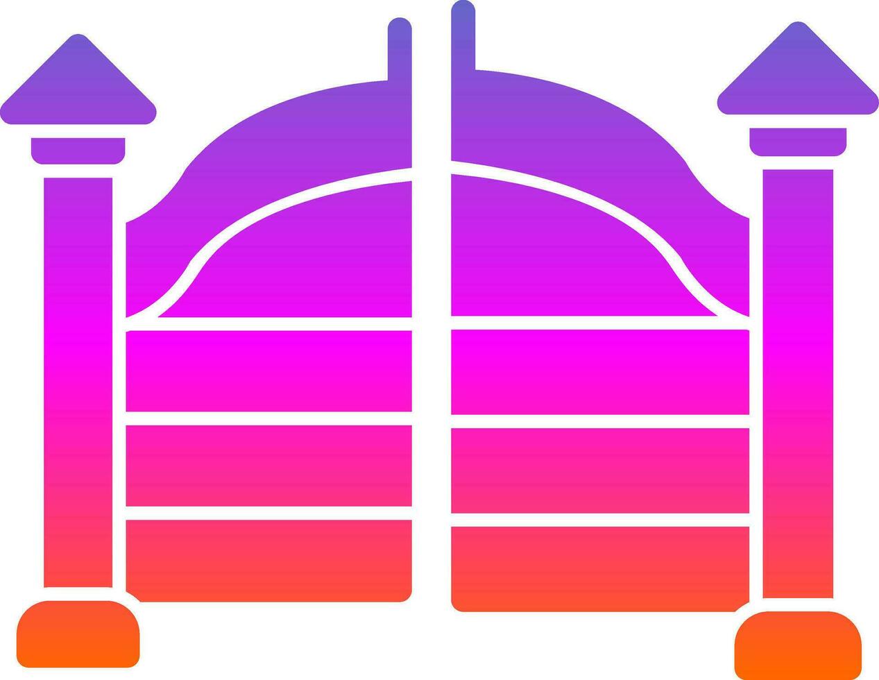 Gate Vector Icon Design