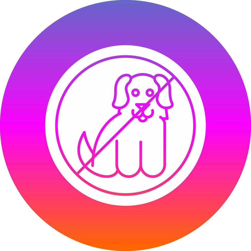 No Pets Allowed Vector Icon Design