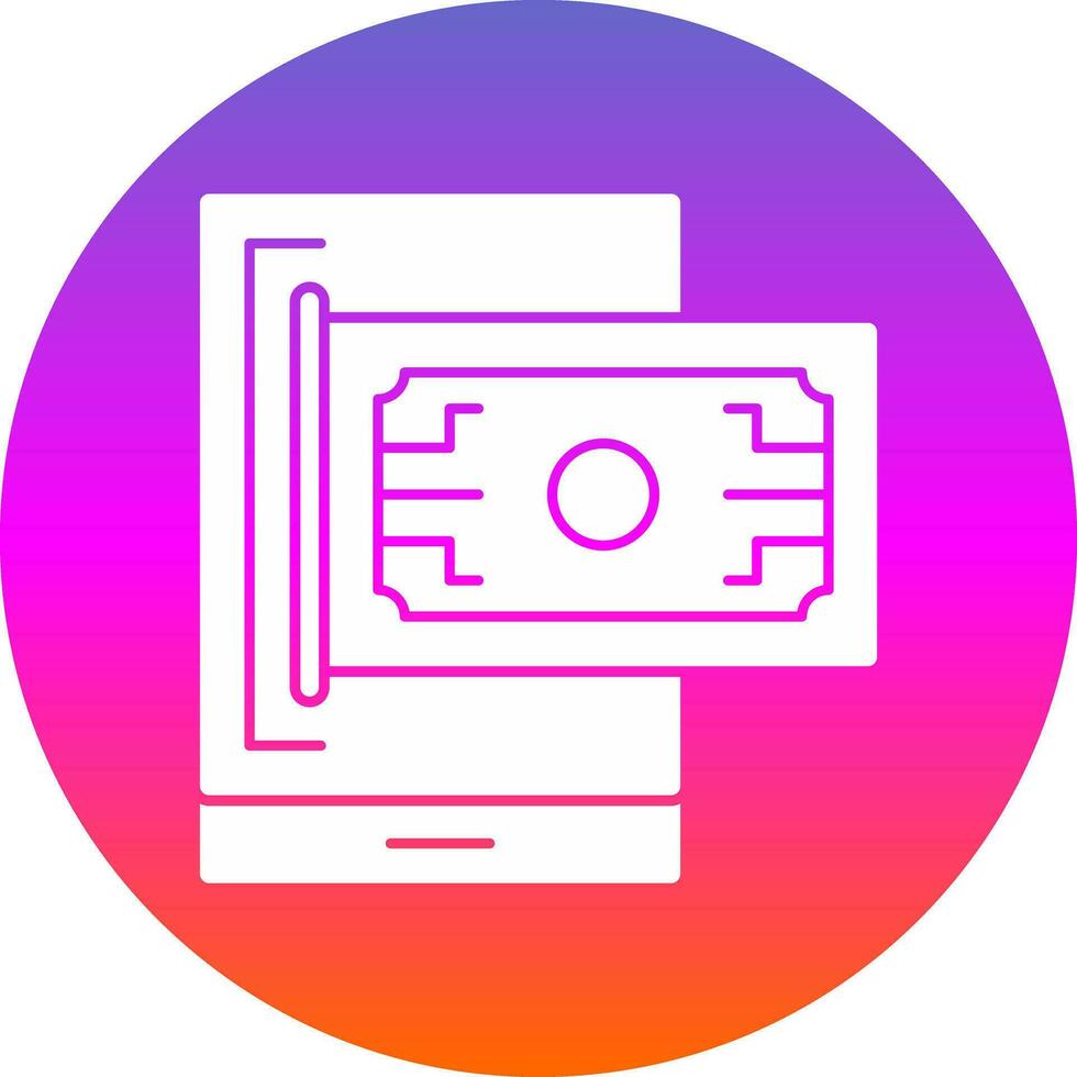 Digital wallet Vector Icon Design
