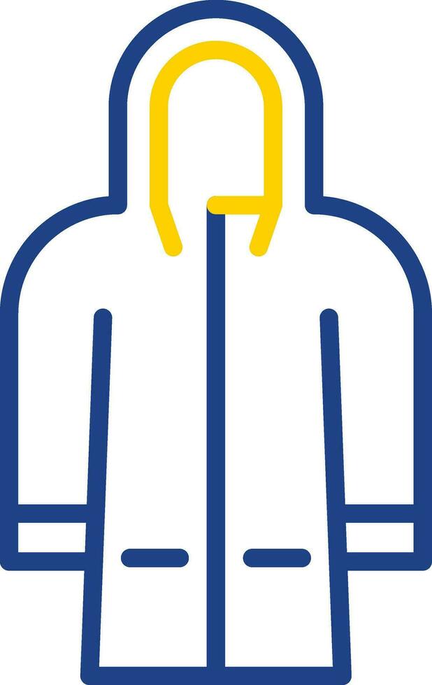 Raincoat Vector Icon Design