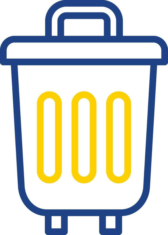 Trash Can Vector Icon Design