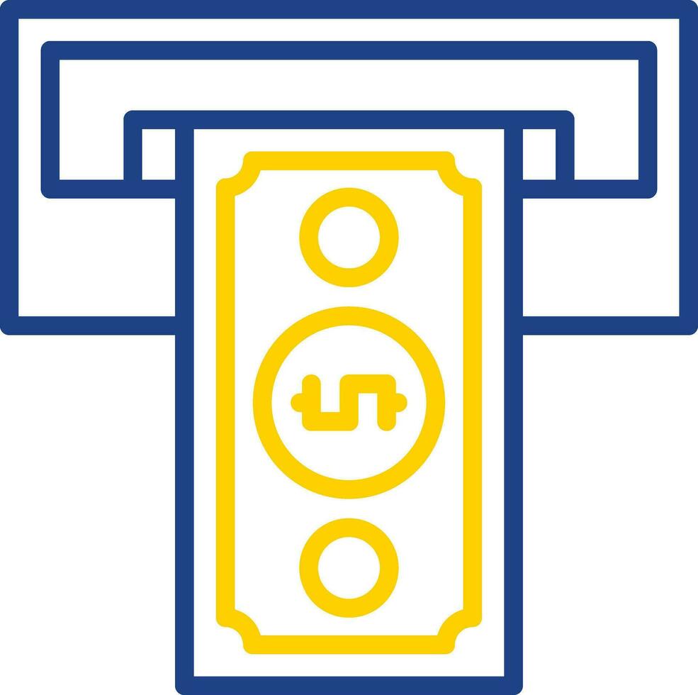 Cash withdrawal Vector Icon Design