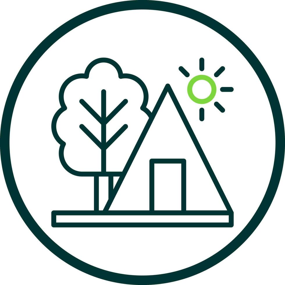 Camping Vector Icon Design