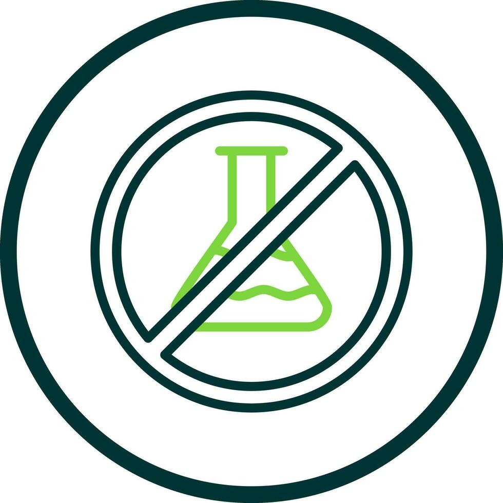 No Chemical Vector Icon Design