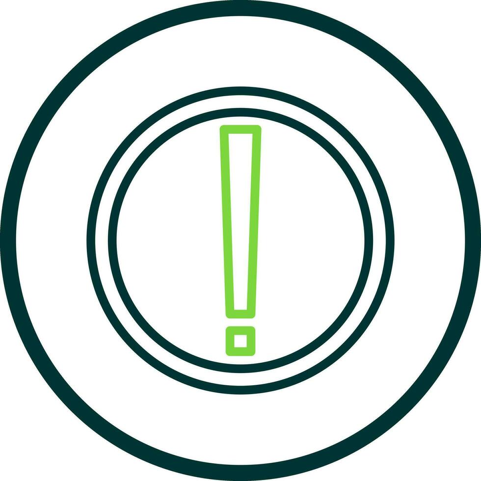 Exclamation Mark Vector Icon Design