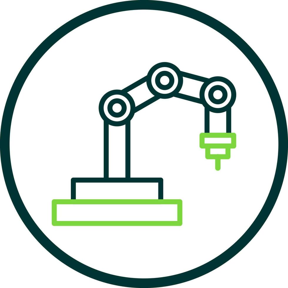 Robot arm Vector Icon Design