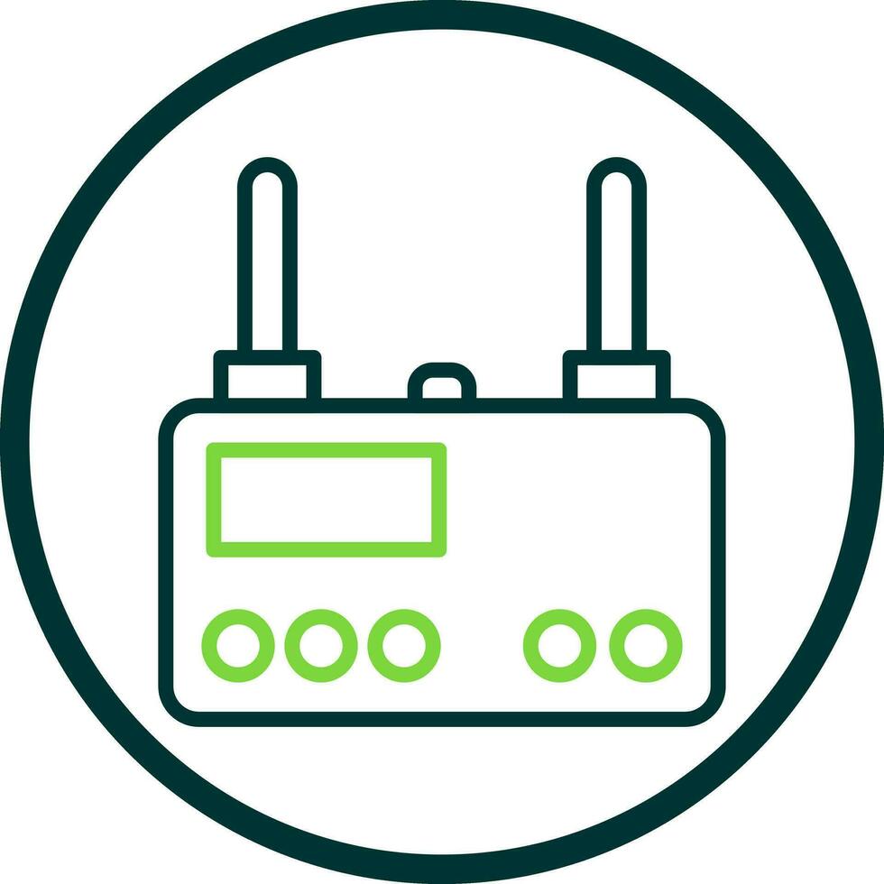 Wireless router Vector Icon Design