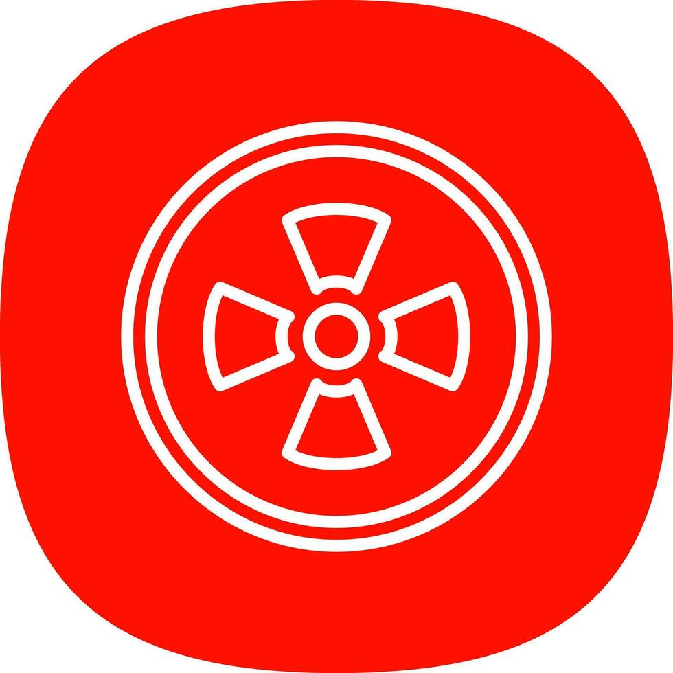 Radioactive Vector Icon Design