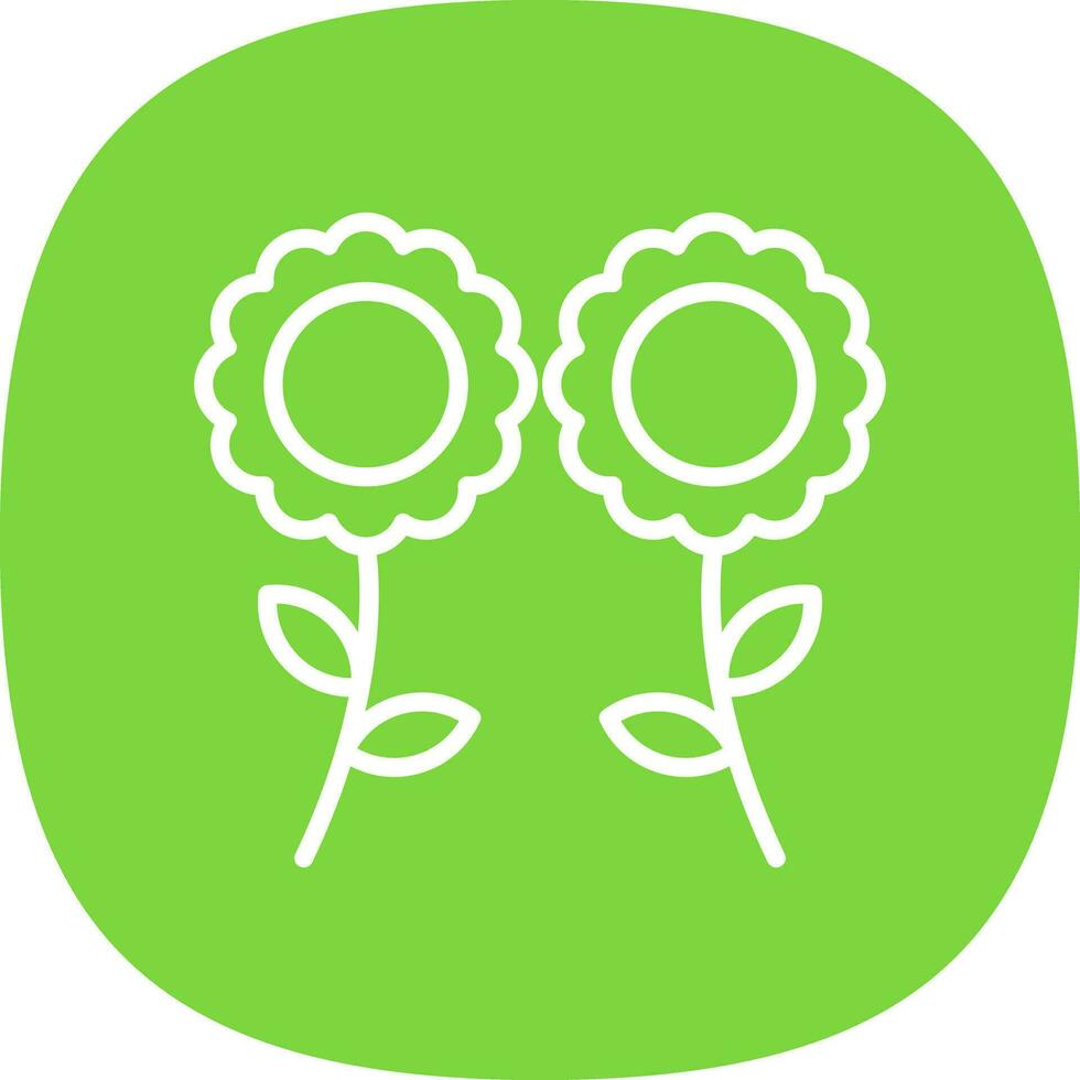 Flower Vector Icon Design