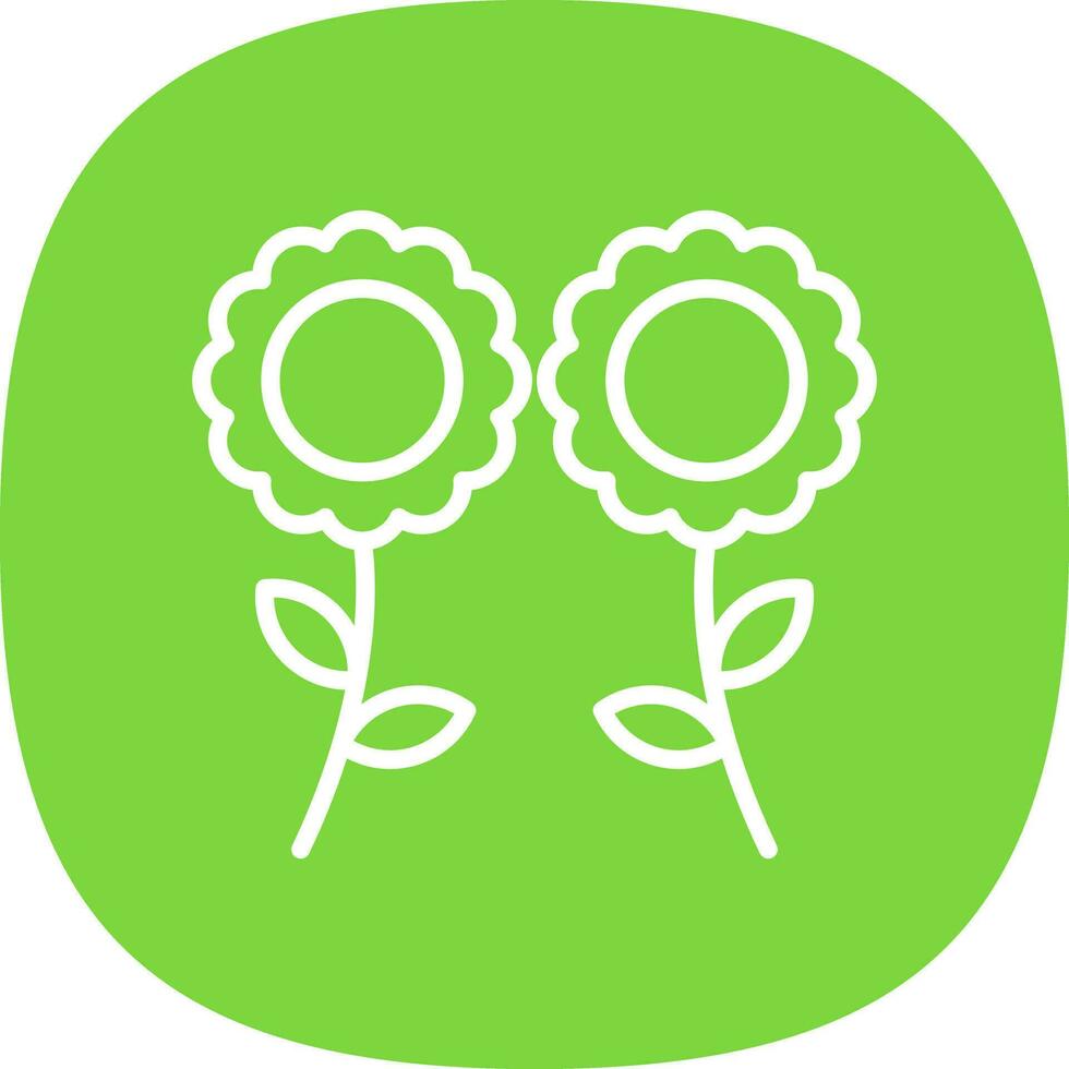 Flower Vector Icon Design