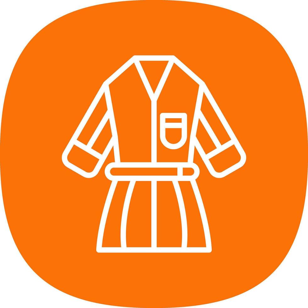 diseño de icono de vector de kimono