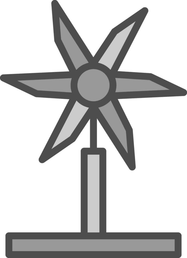 Wind Turbine Vector Icon Design