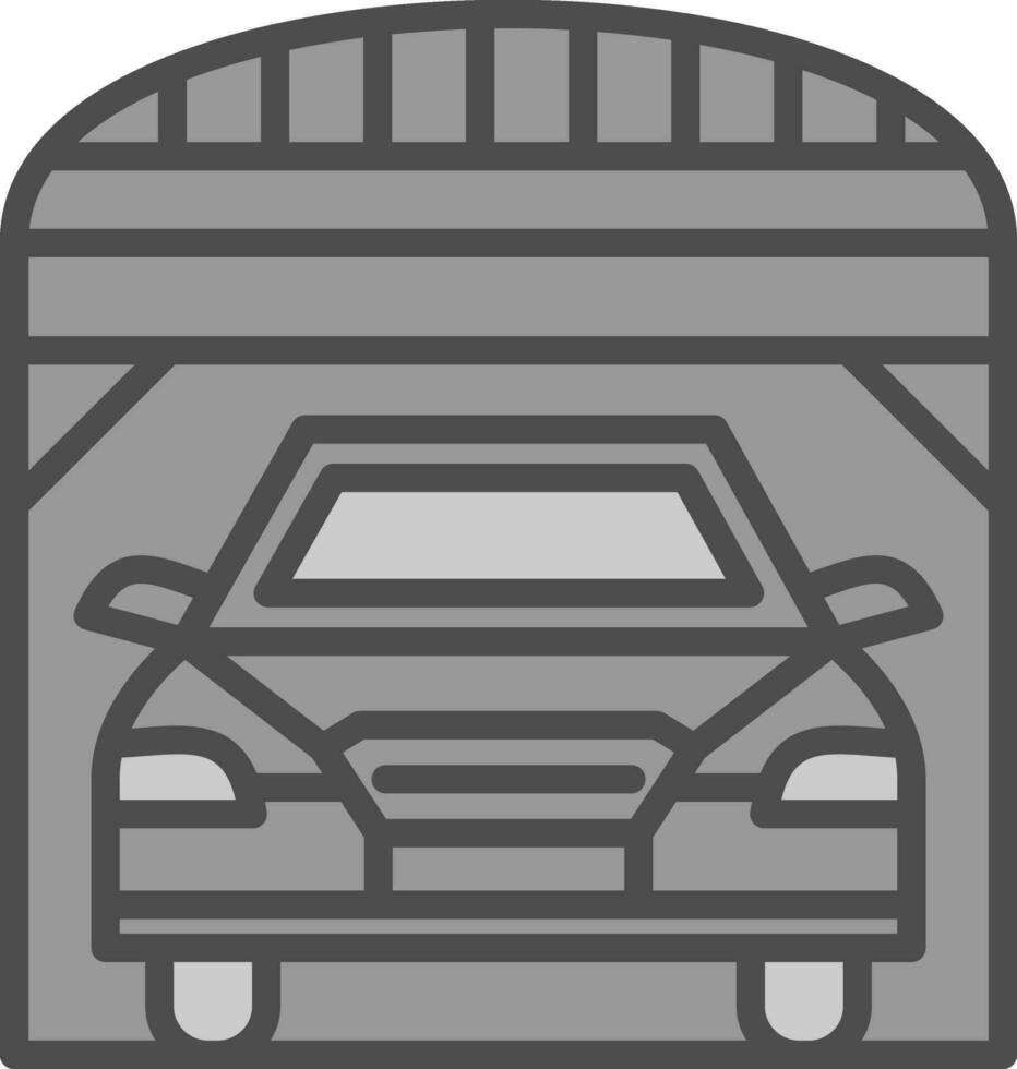 Garage Vector Icon Design