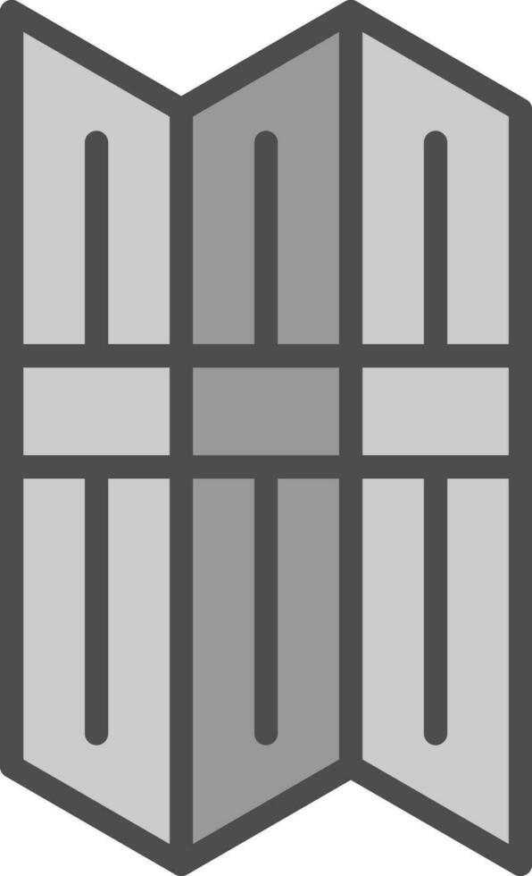 Folding Screen Vector Icon Design