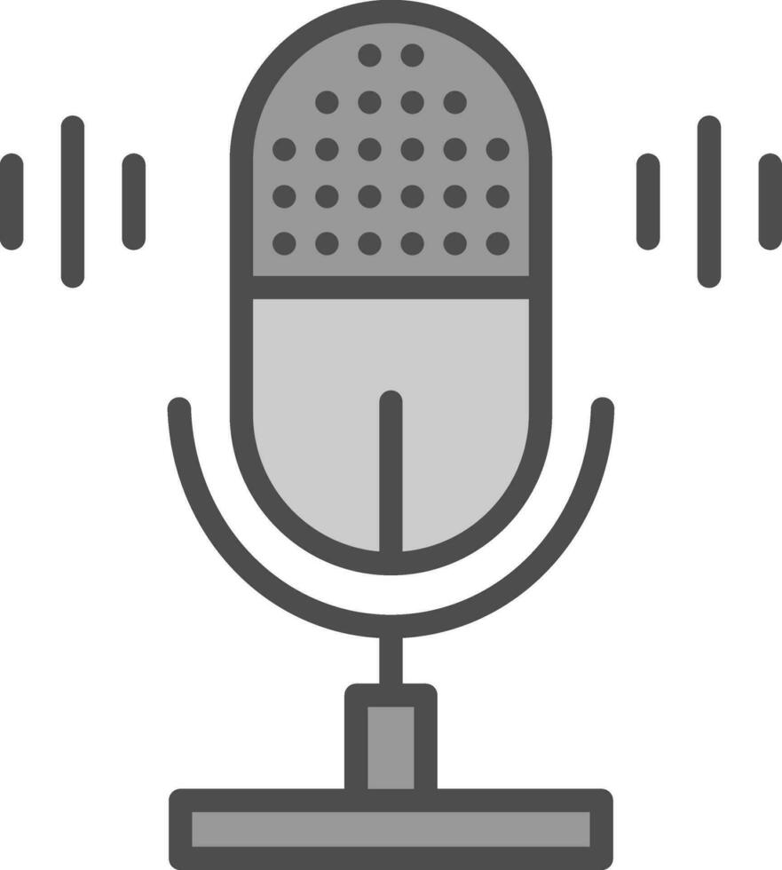 Audio recorder Vector Icon Design