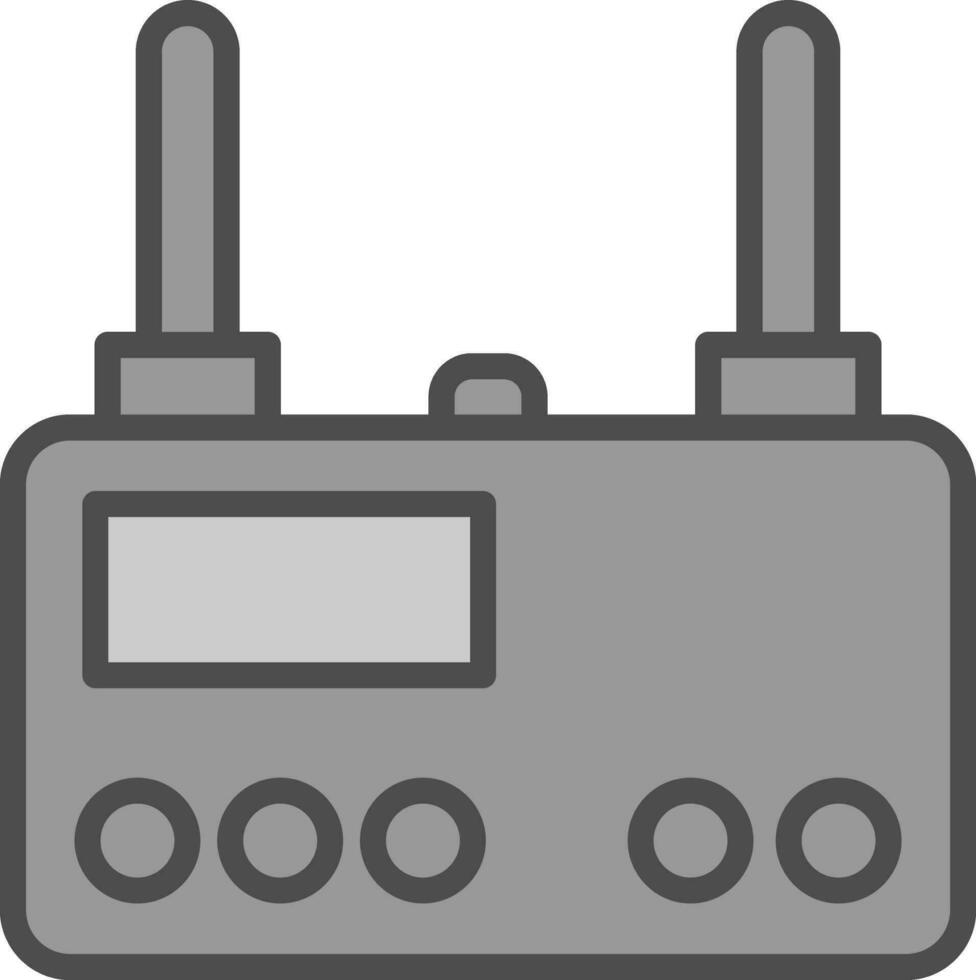 Wireless router Vector Icon Design