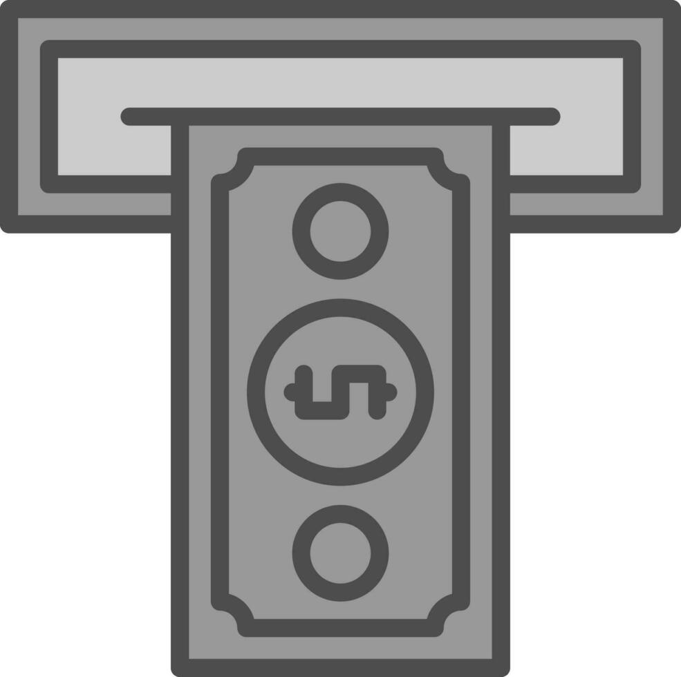 Cash withdrawal Vector Icon Design