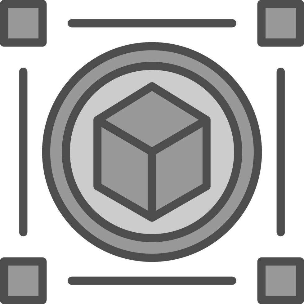 diseño de icono de vector de cadena de bloques