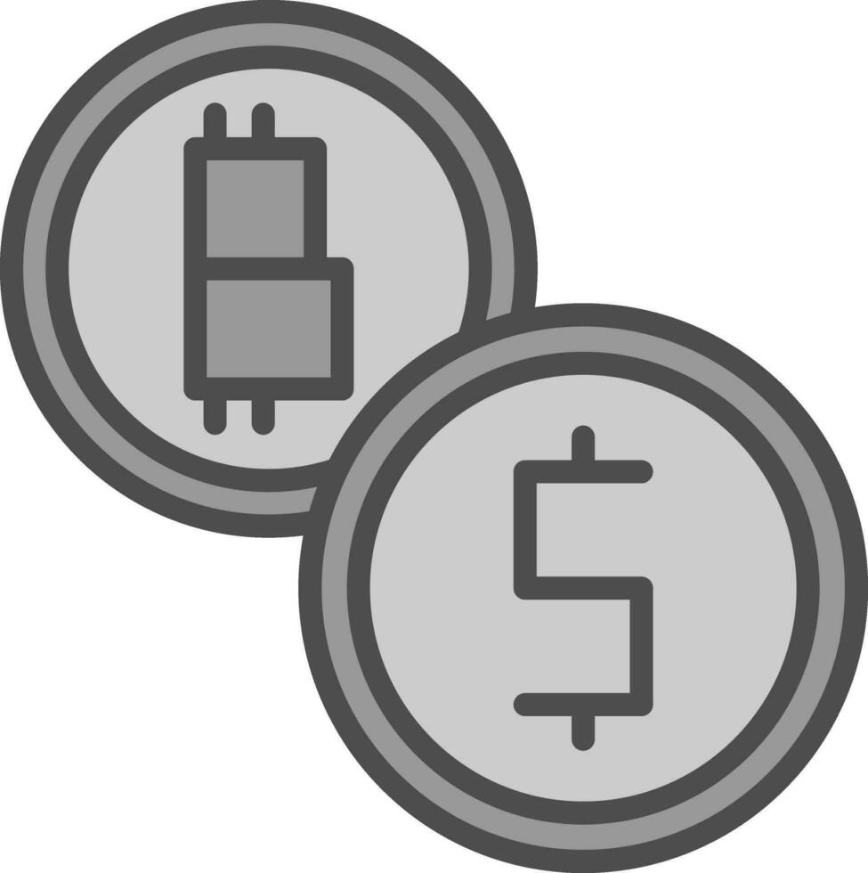 diseño de icono de vector de criptomoneda