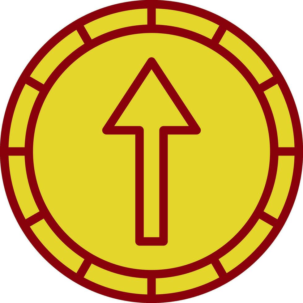 Ahead Only Vector Icon Design