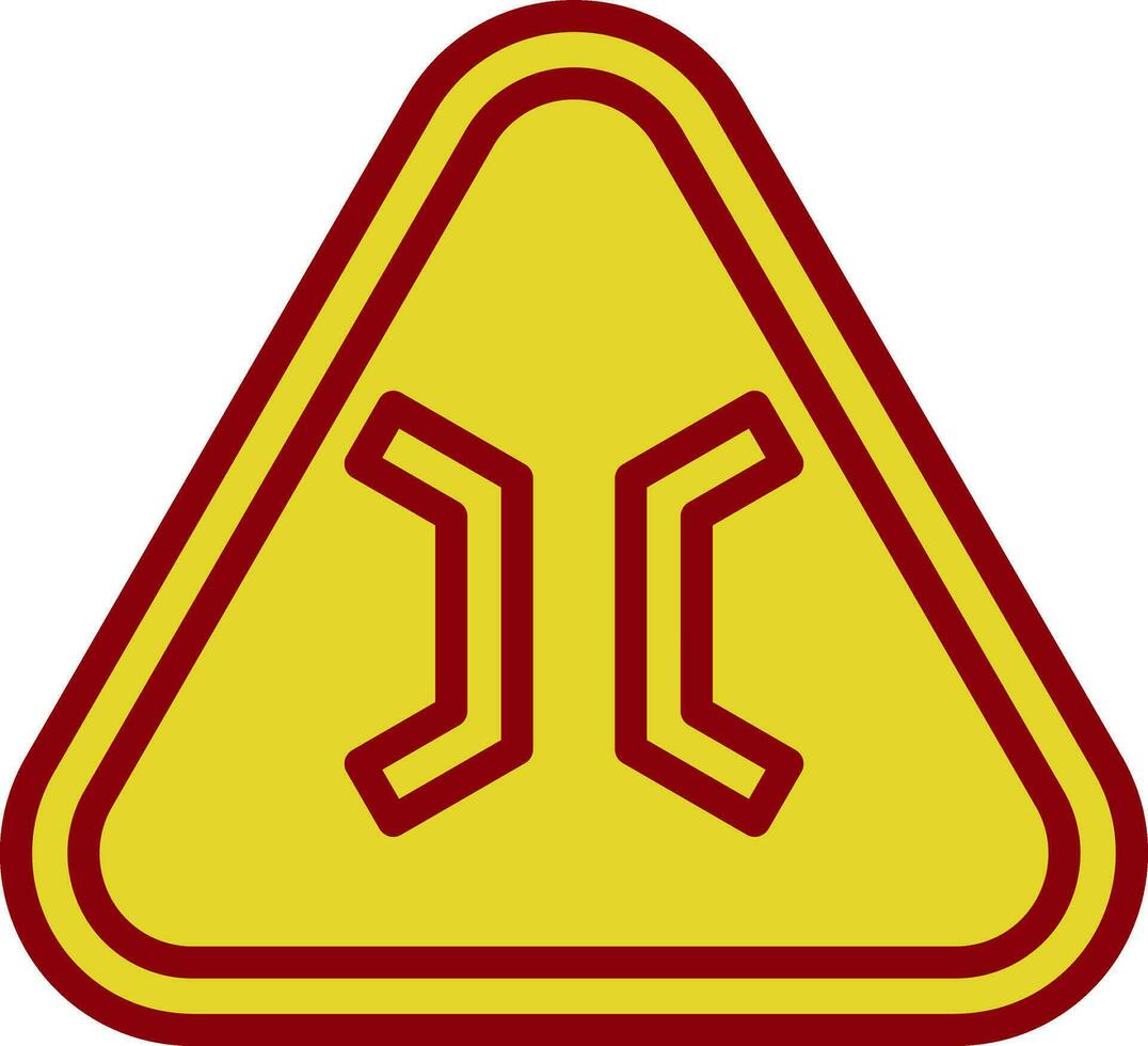 Narrow Bridge Vector Icon Design