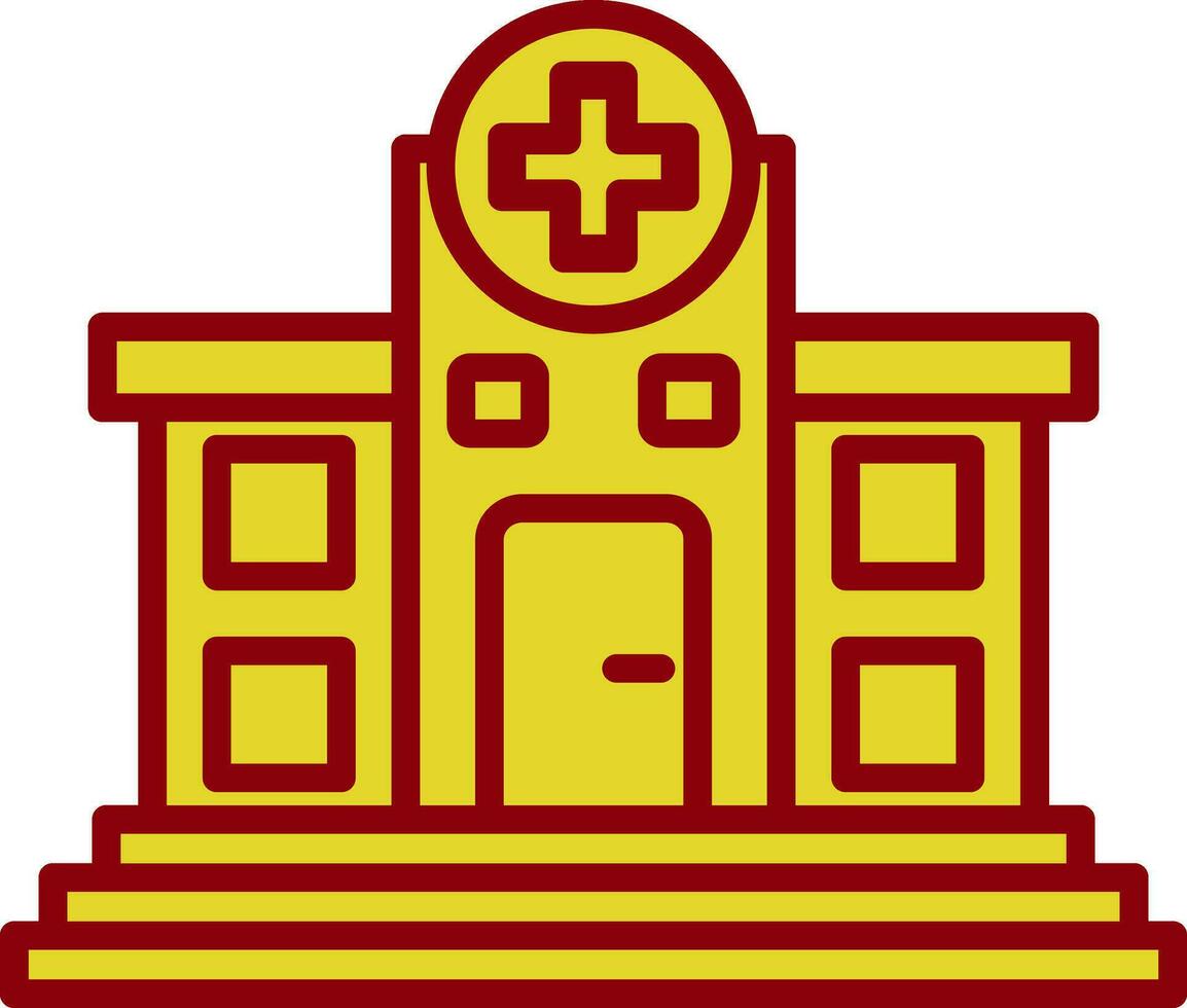 diseño de icono de vector de hospital