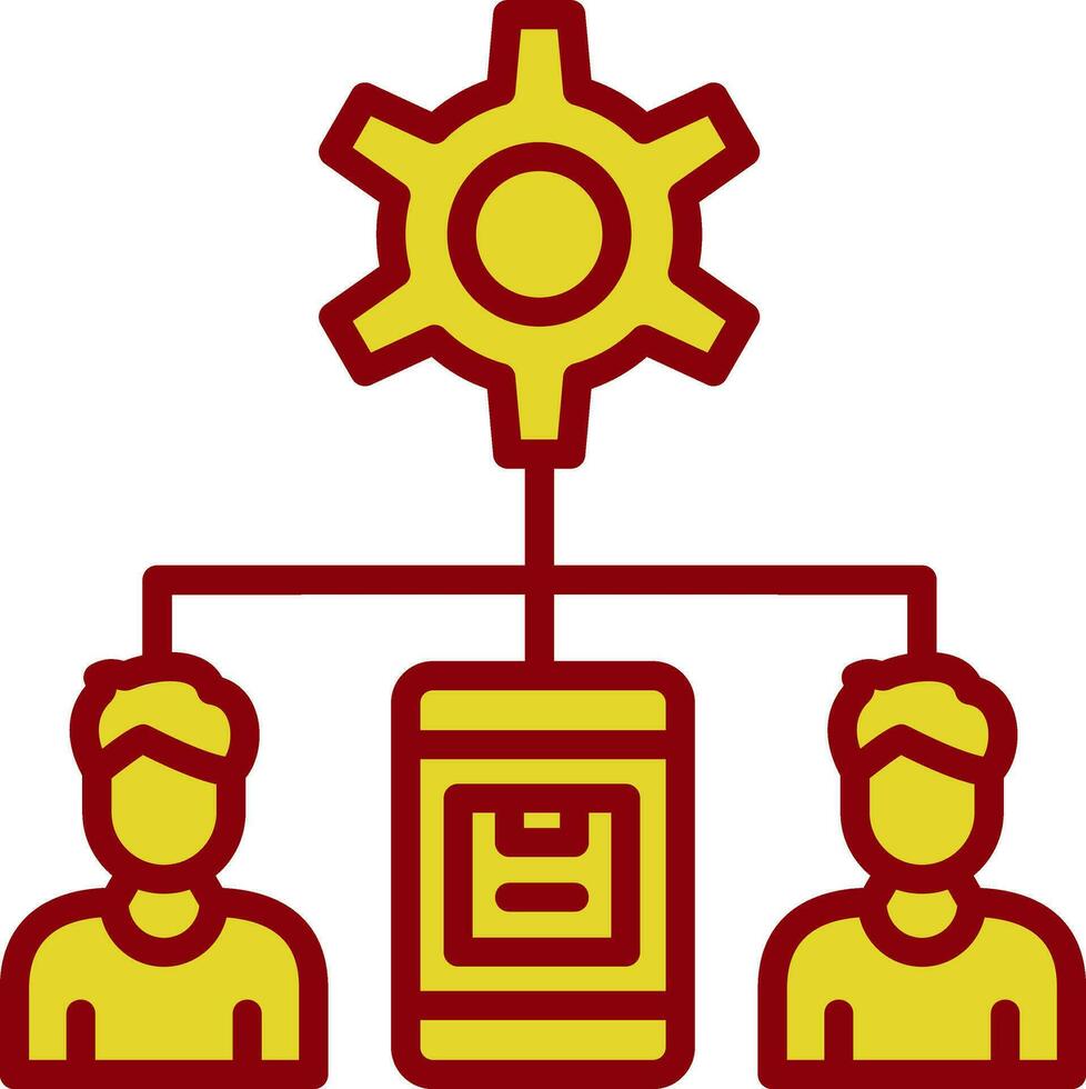 Supply chain Vector Icon Design