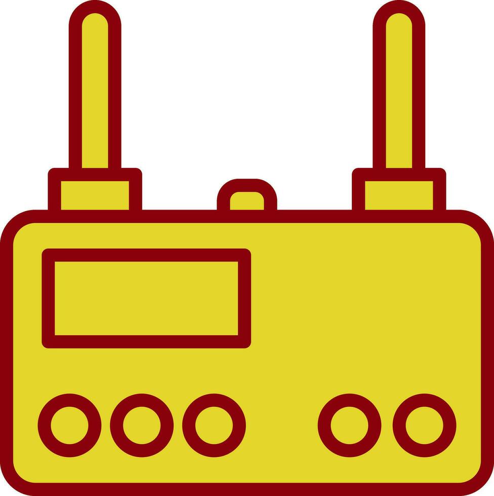 Wireless router Vector Icon Design