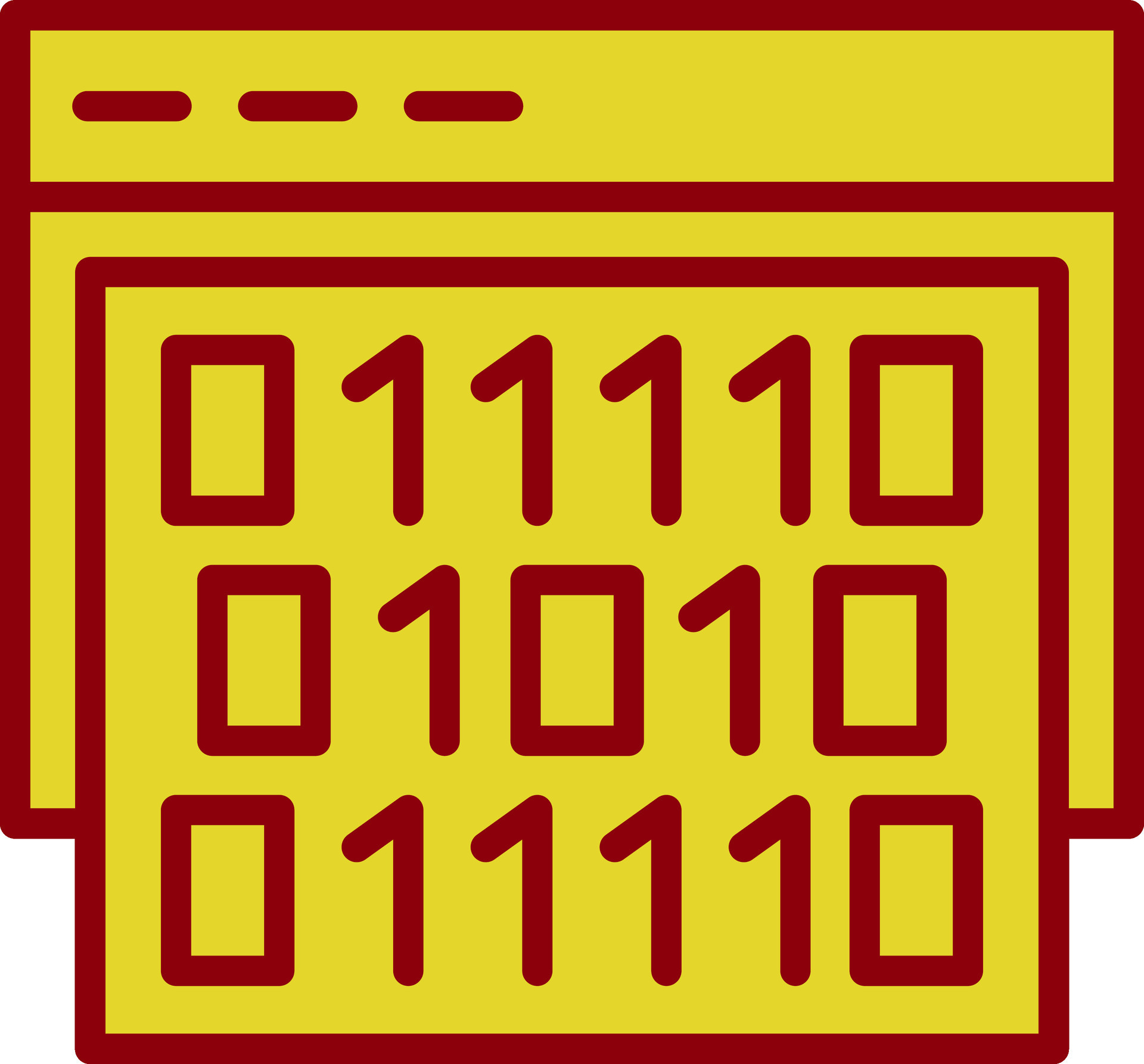 Binary code Vector Icon Design 29079173 Vector Art at Vecteezy
