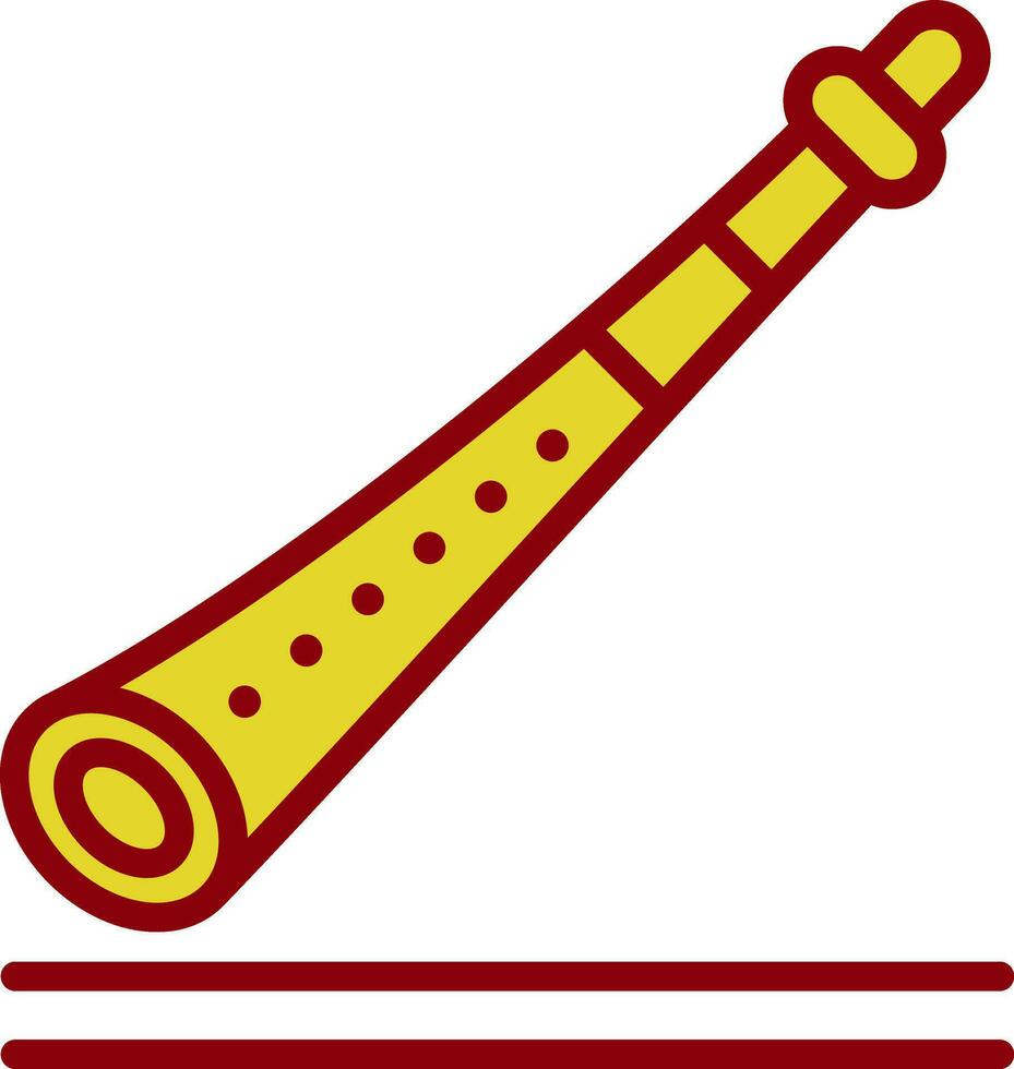 shakuhachi vector icono diseño