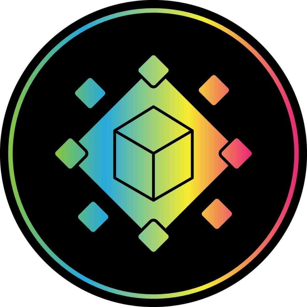 Blockchain Vector Icon Design