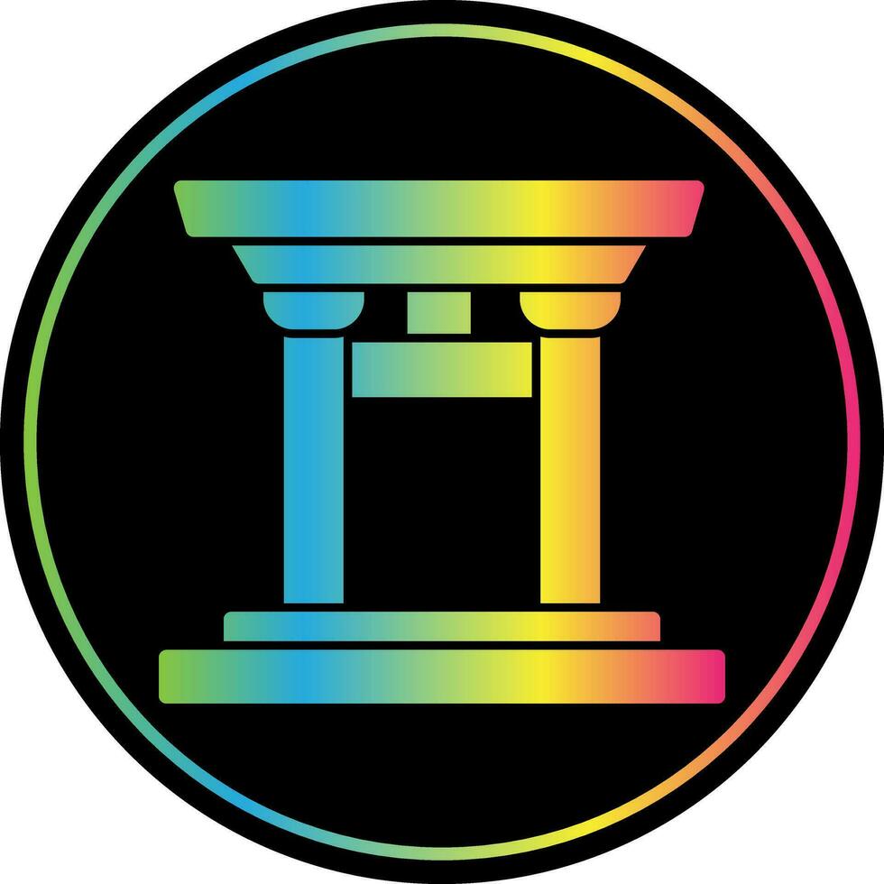 Torii gate Vector Icon Design