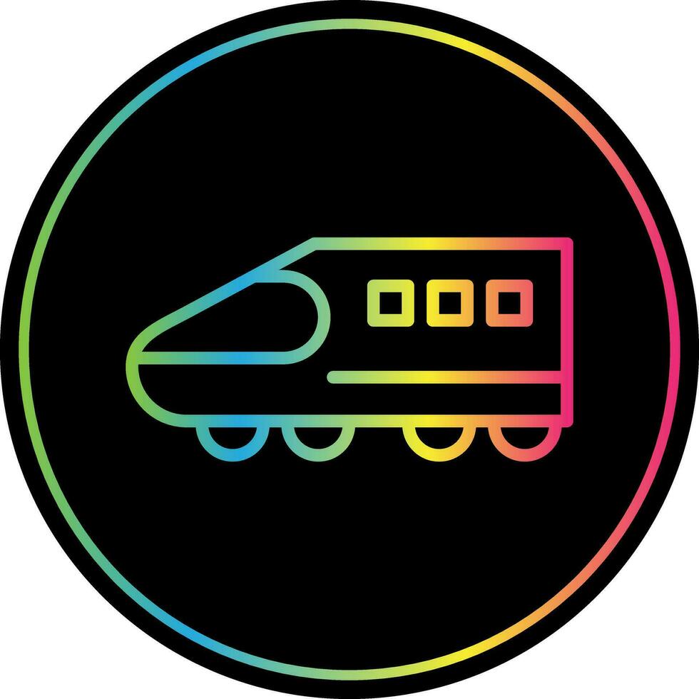 Shinkansen Vector Icon Design