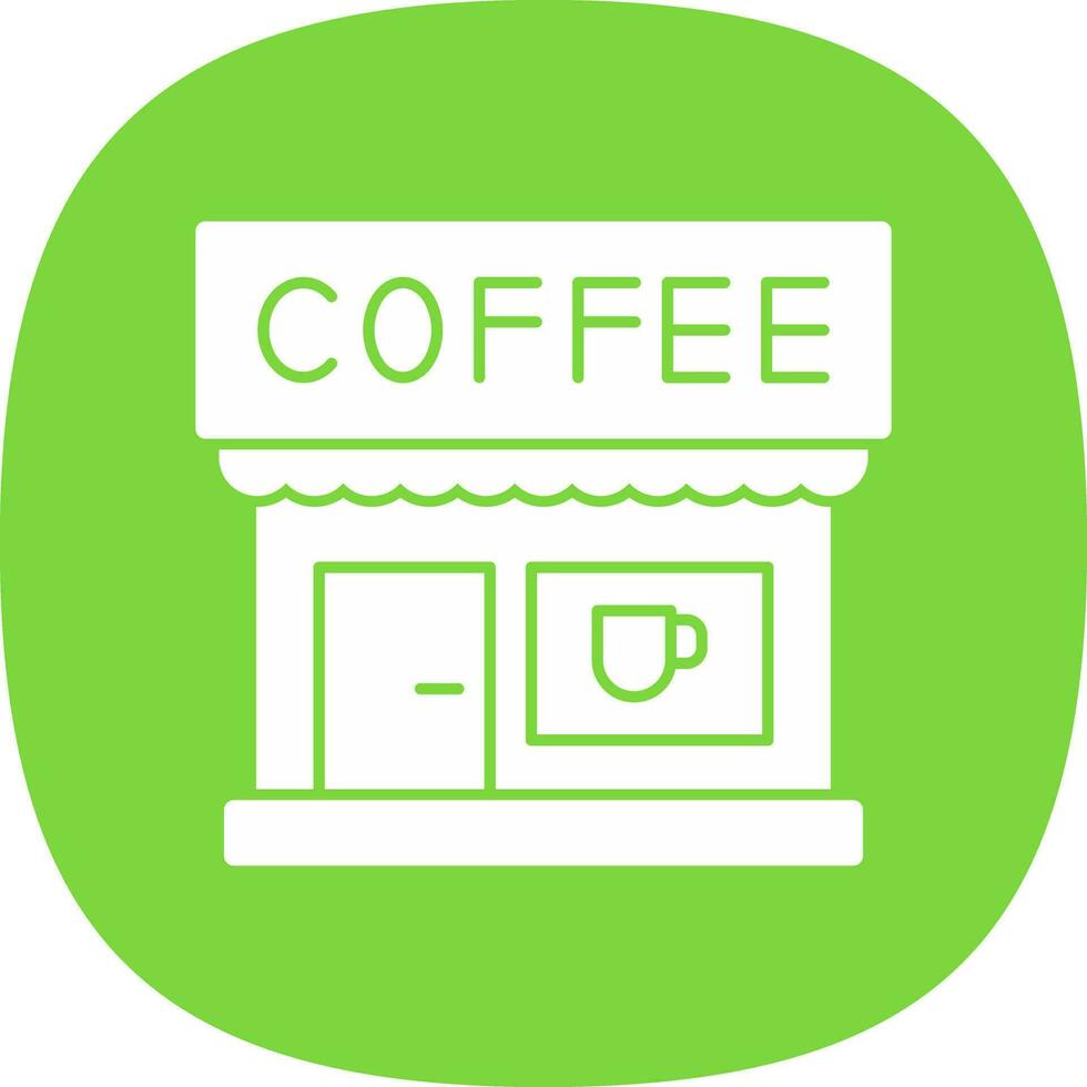 Coffee Shop Vector Icon Design
