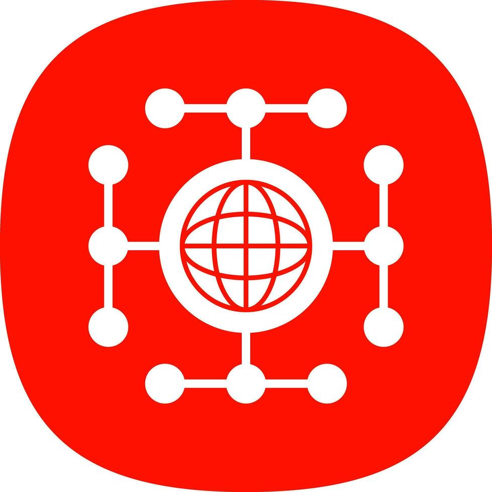 Global network Vector Icon Design