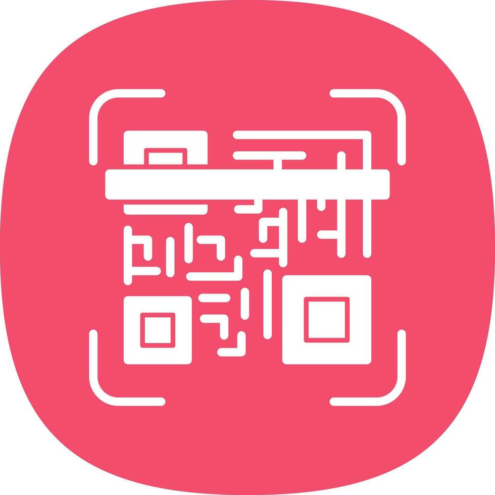Qr code scan Vector Icon Design