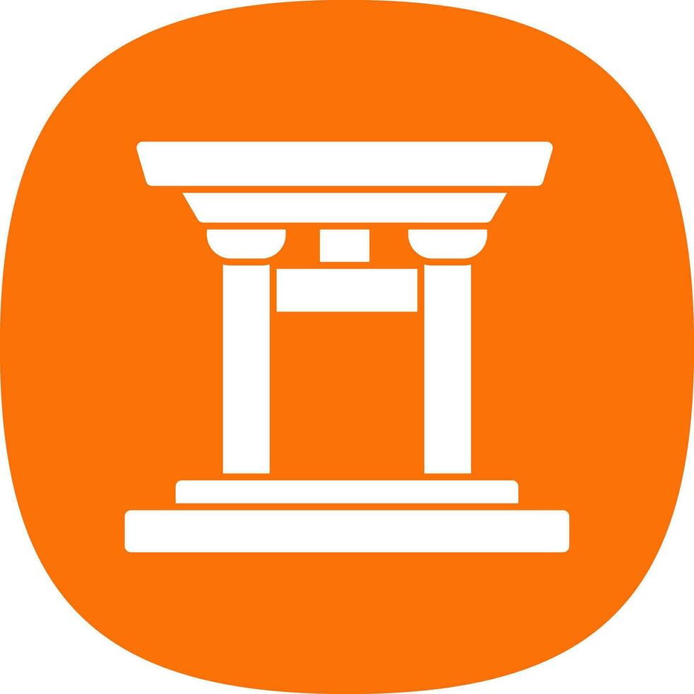 Torii gate Vector Icon Design