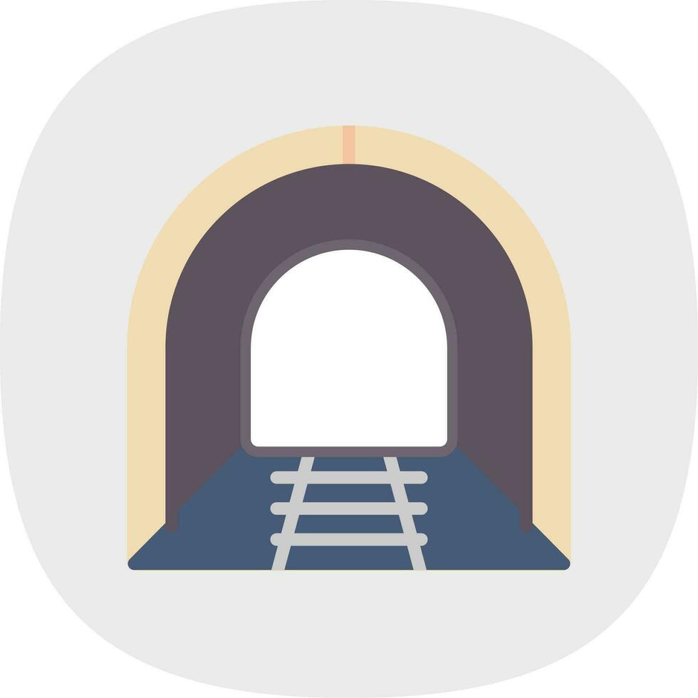 diseño de icono de vector de túnel