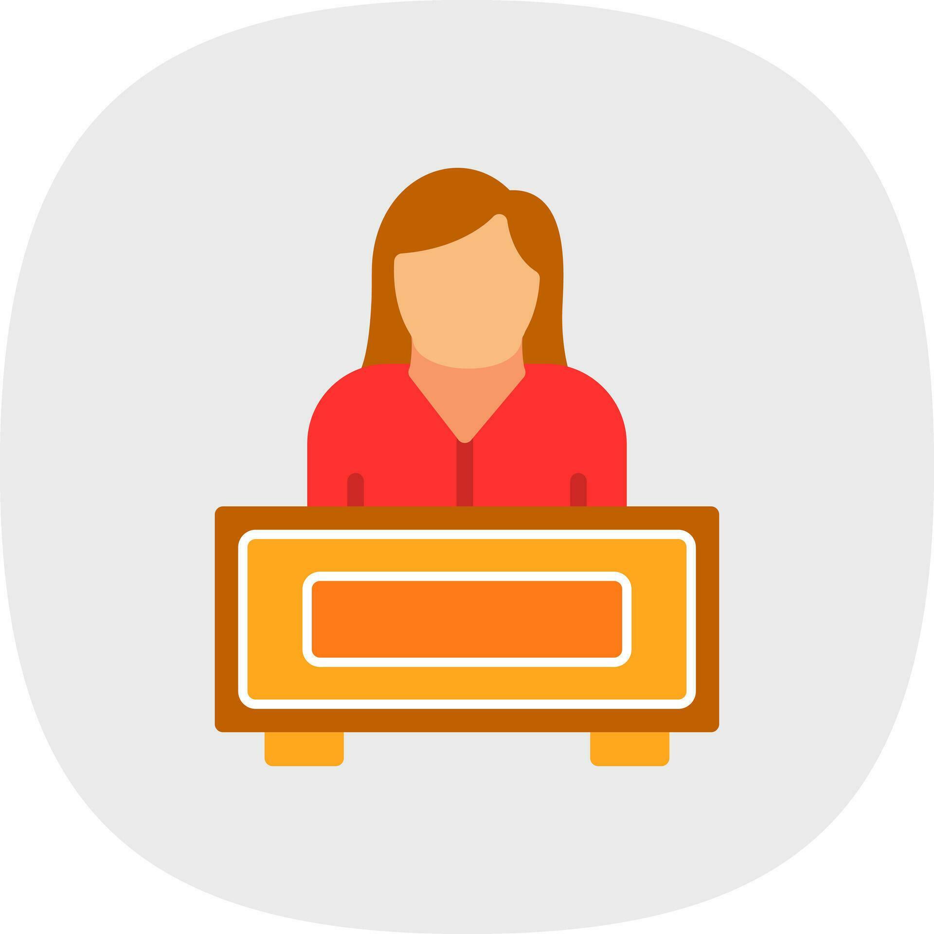 Receptionist Vector Icon Design 29080047 Vector Art at Vecteezy