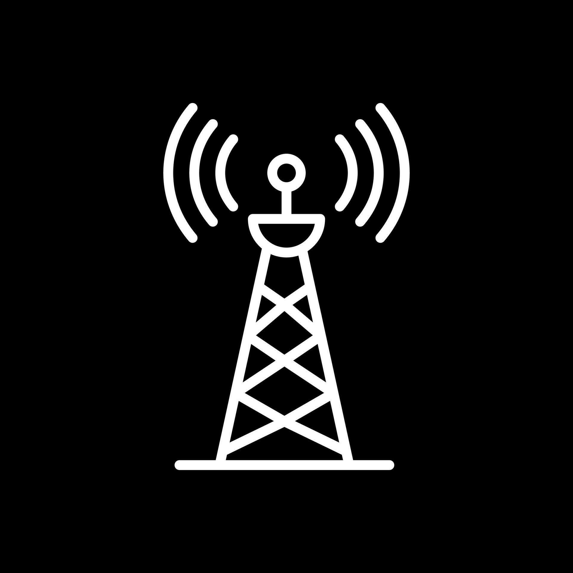 Radio tower Vector Icon Design 29080325 Vector Art at Vecteezy