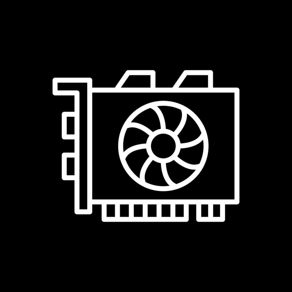 Gpu mining Vector Icon Design