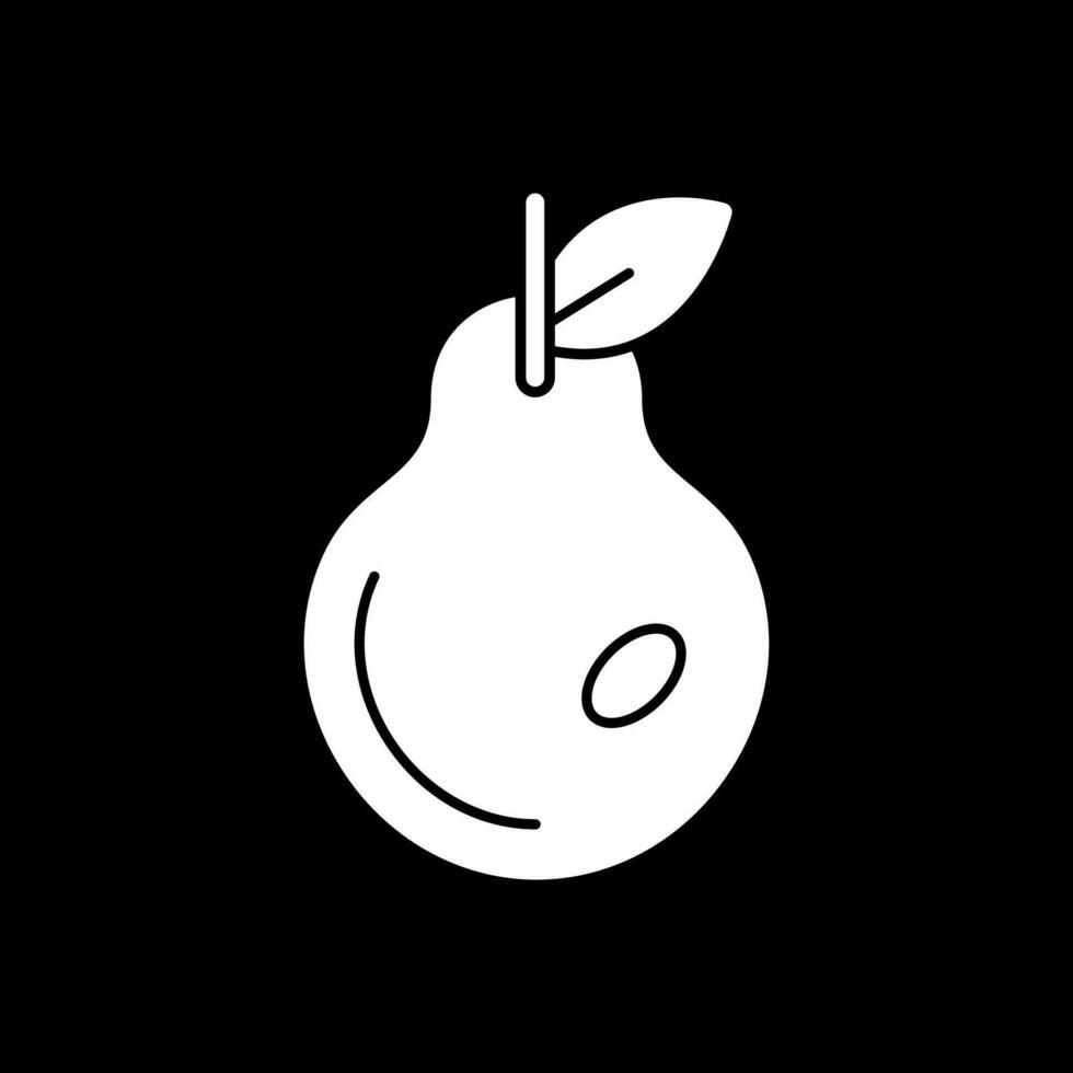 Pear Vector Icon Design