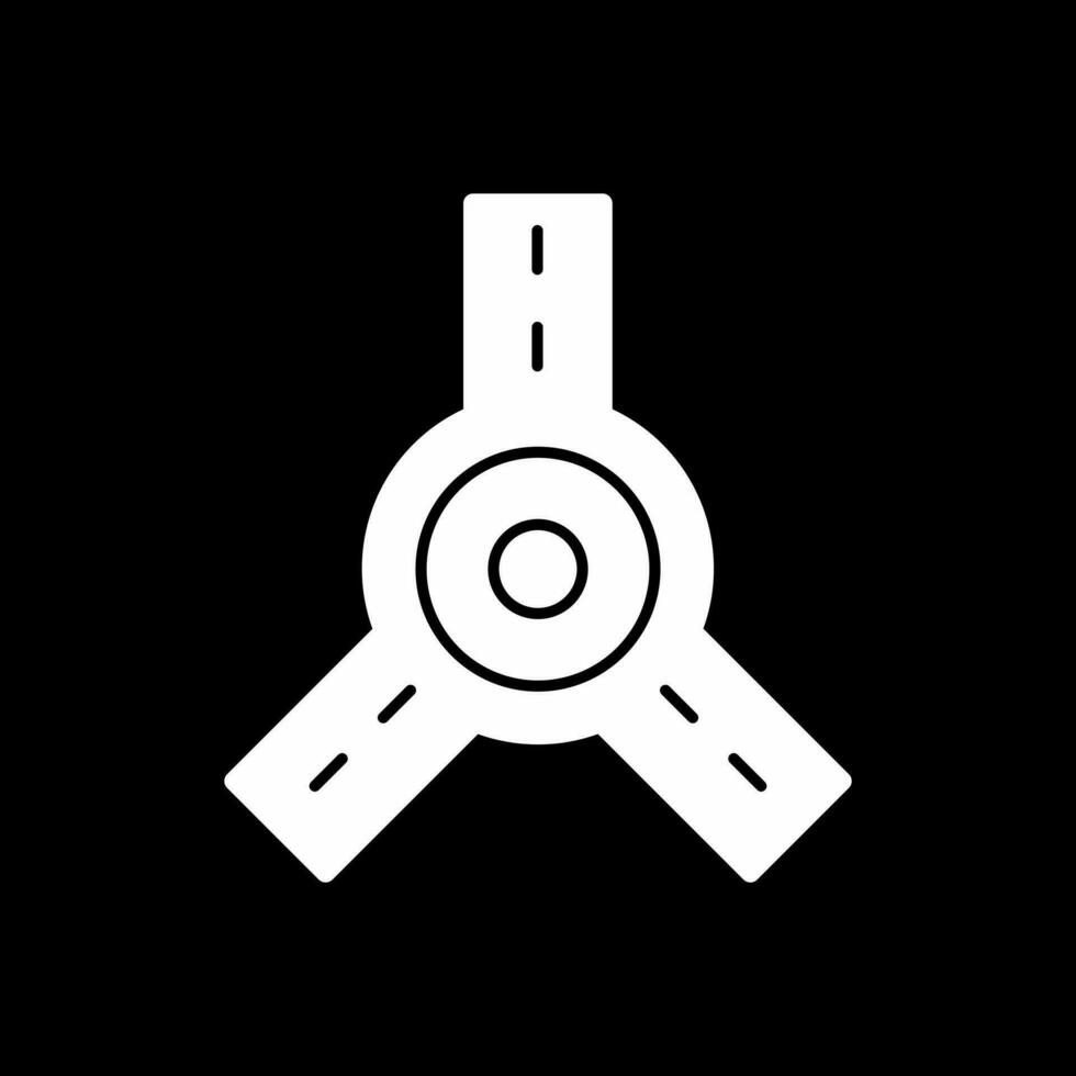 Roundabout Vector Icon Design