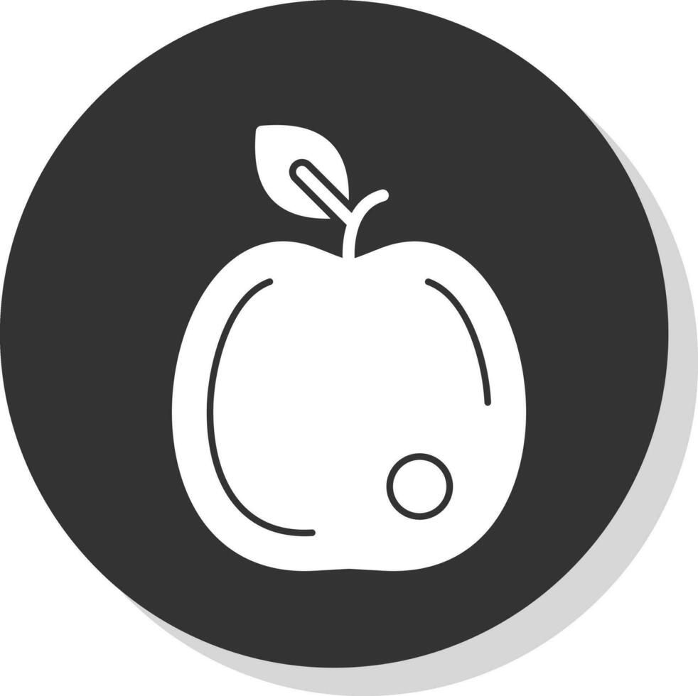 diseño de icono de vector de manzana