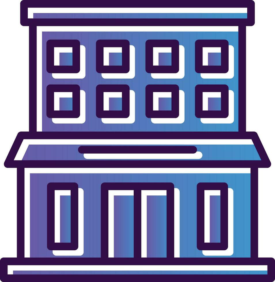 Office Building Vector Icon Design