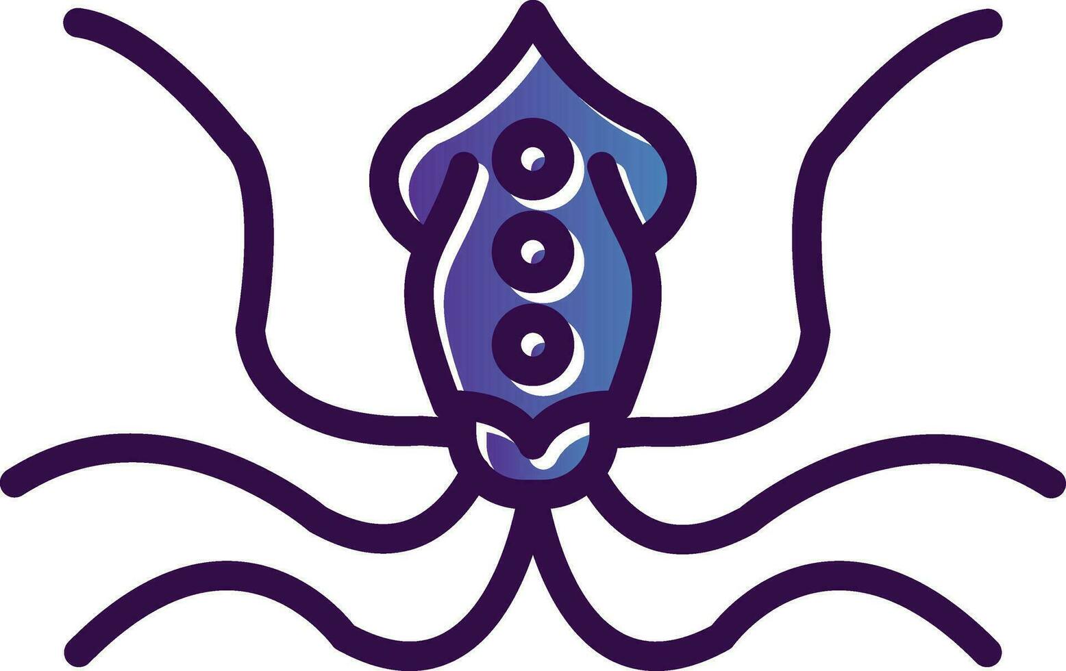 Squid Vector Icon Design