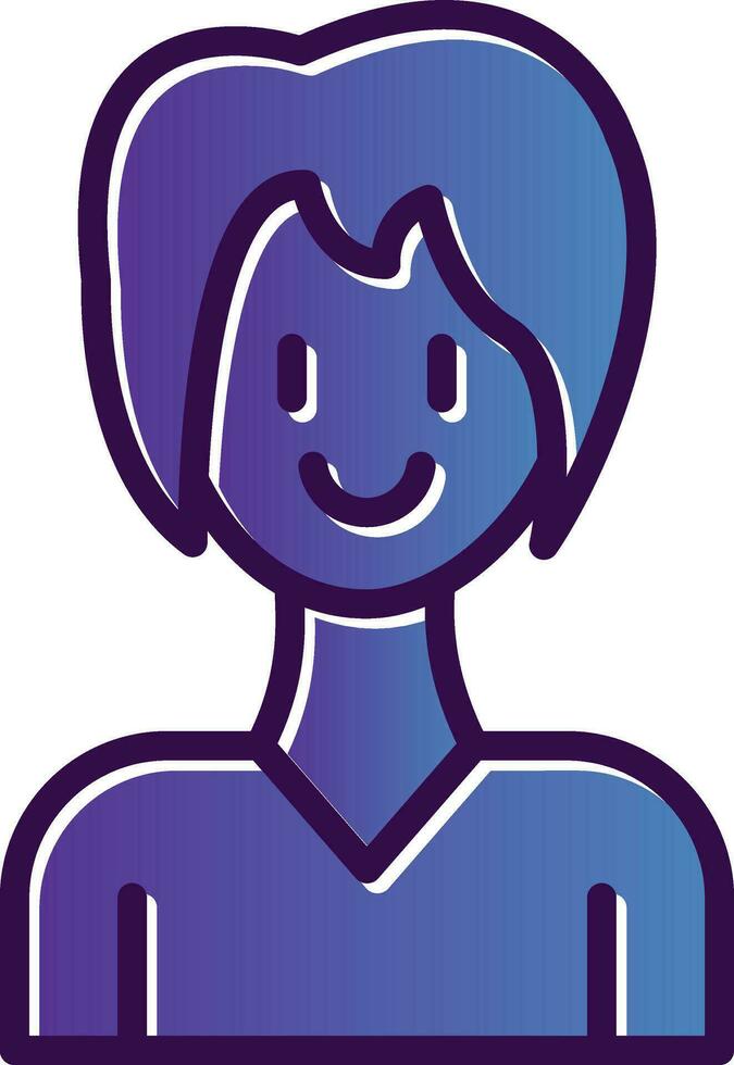 Girl Vector Icon Design