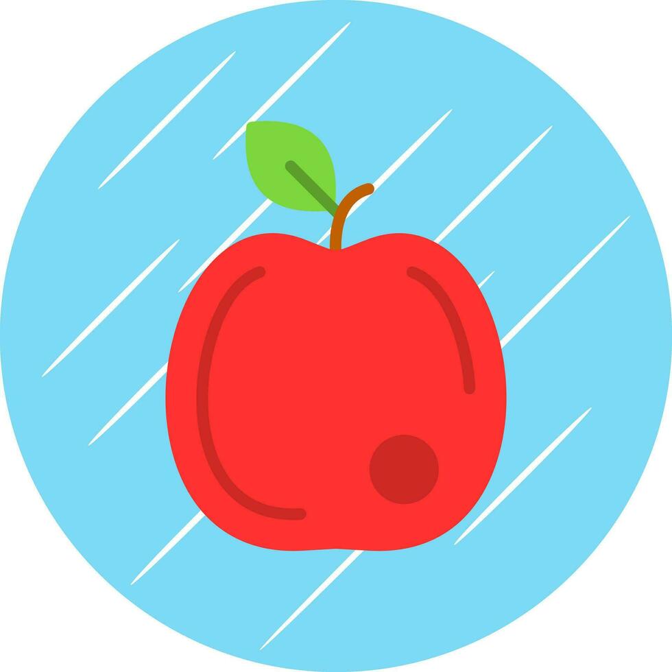 diseño de icono de vector de manzana