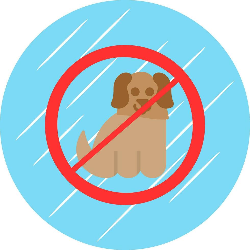 No Pets Allowed Vector Icon Design